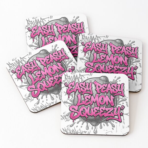 Item preview, Easy Peasy Lemon Squeezy Pink Graffiti Art | Urban Hip Hop Style designed and sold by KaphzeShop.