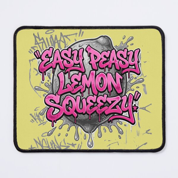 Item preview, Easy Peasy Lemon Squeezy Pink Graffiti Art | Urban Hip Hop Style designed and sold by KaphzeShop.