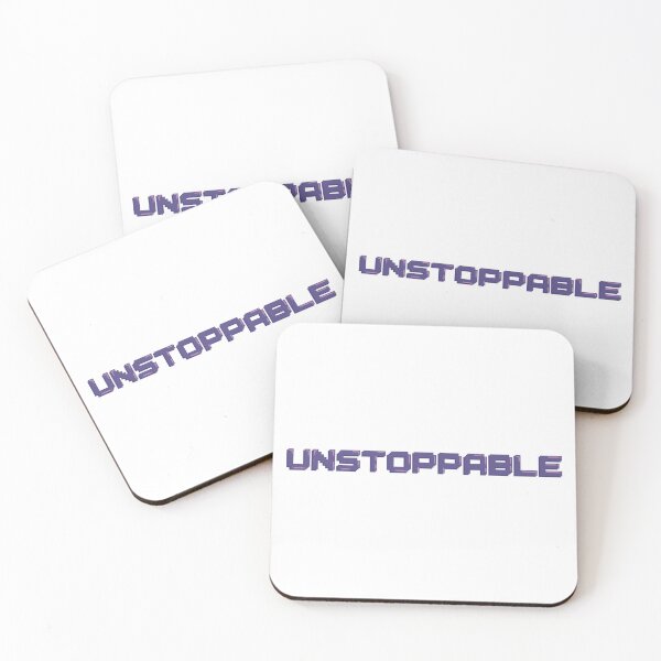Item preview, Unstoppable Gaming Quote Pixel Art Decal designed and sold by alexmaushaus.