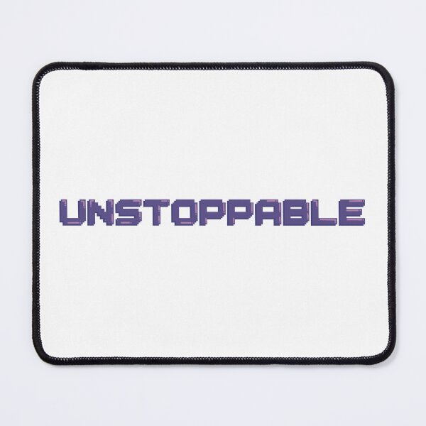Item preview, Unstoppable Gaming Quote Pixel Art Decal designed and sold by alexmaushaus.
