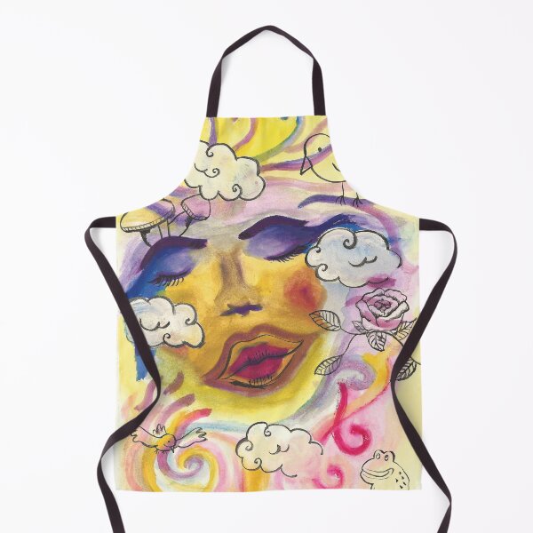 Item preview, Surreal Warm Yellow Cloud Dream Messy Mixed Media designed and sold by BOKEbyTC.