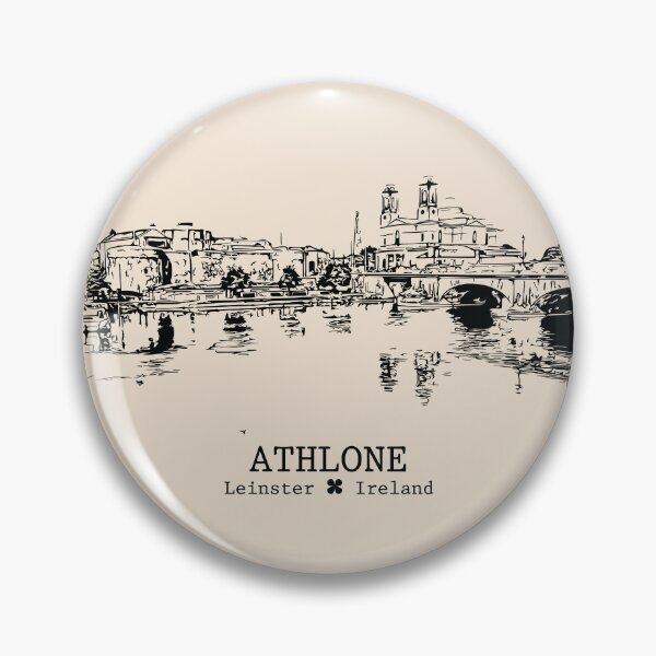 Item preview, Athlone IRL - Vintage Ink Cityscape designed and sold by Lakeric.