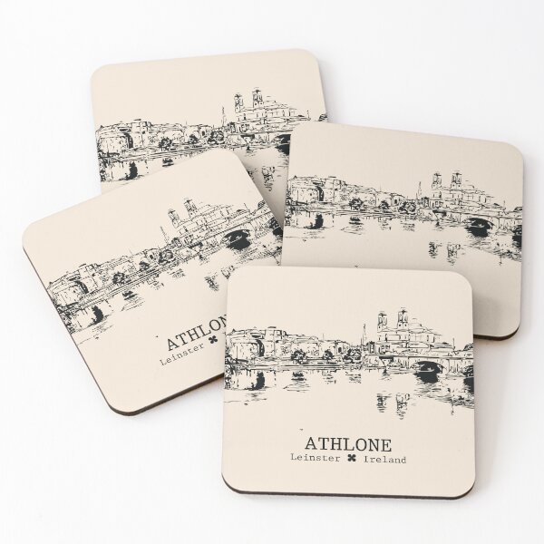 Item preview, Athlone IRL - Vintage Ink Cityscape designed and sold by Lakeric.