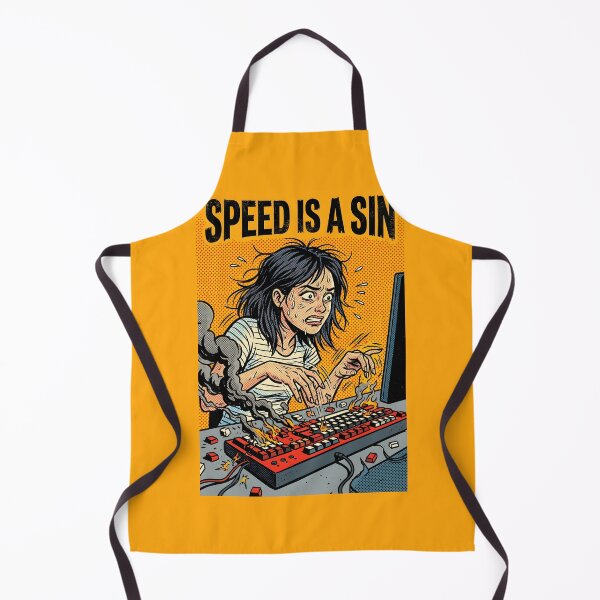 Item preview, Speed Is A Sin Fast Paced Work Comic Poster designed and sold by DuckOddity.