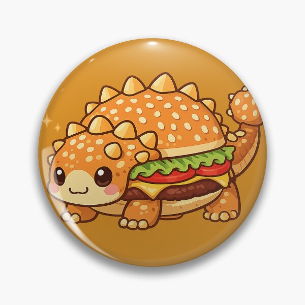 Item preview, Cute Burger Dinosaur Kawaii Food designed and sold by MarlonOspinaStore.