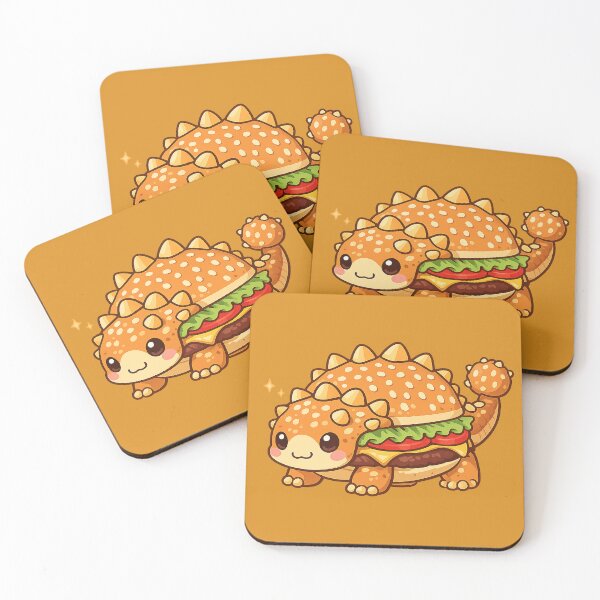 Item preview, Cute Burger Dinosaur Kawaii Food designed and sold by MarlonOspinaStore.