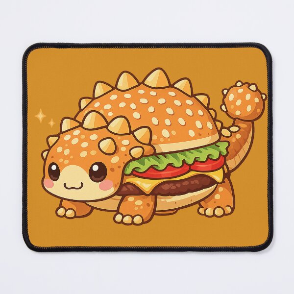Item preview, Cute Burger Dinosaur Kawaii Food designed and sold by MarlonOspinaStore.