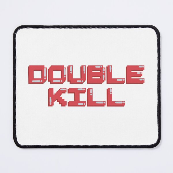 Item preview, Double Kill Gaming Quote Pixel Art Decal designed and sold by alexmaushaus.