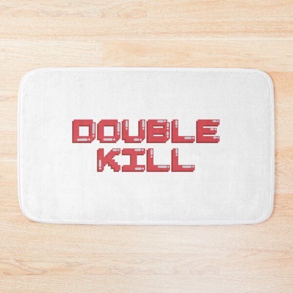 Item preview, Double Kill Gaming Quote Pixel Art Decal designed and sold by alexmaushaus.