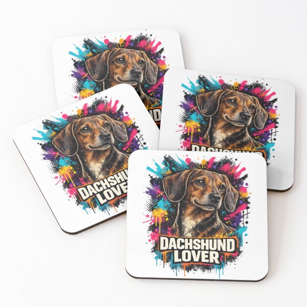 Item preview, Dachshund Lover Graffiti Dog Portrait designed and sold by Tobull.
