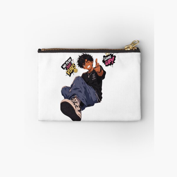 Item preview, No Plan Just Vibes - Cool Anime Boy designed and sold by LUKOWEAR.