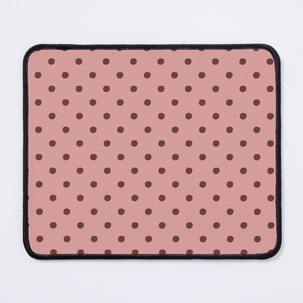 Item preview, Dark Brown and Dusty Pink Polka Dots | Minimalist Brown Dots on Soft Pink Pattern | Pastel Pink and Chocolate Dots | Elegant Dusty Pink and Brown Polka Dots | Retro Dusty Pink Polka Dots designed and sold by VivaFy.