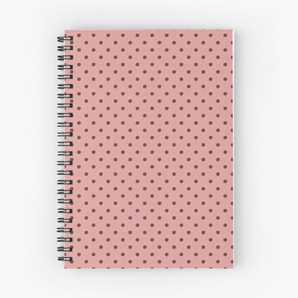 Item preview, Dark Brown and Dusty Pink Polka Dots | Minimalist Brown Dots on Soft Pink Pattern | Pastel Pink and Chocolate Dots | Elegant Dusty Pink and Brown Polka Dots | Retro Dusty Pink Polka Dots designed and sold by VivaFy.