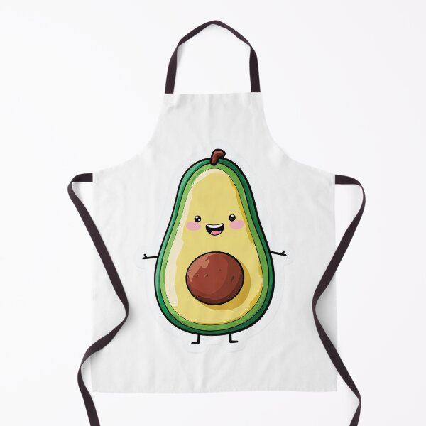 Item preview, Cute Avocado Kawaii Happy Foodie Vegan designed and sold by StickerMan17.