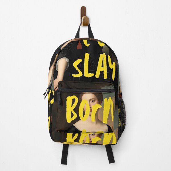 Item preview, Vintage Classical Woman Artwork ft. Empowering Quote: "Born to Slay" designed and sold by SpringTeaDesigns.