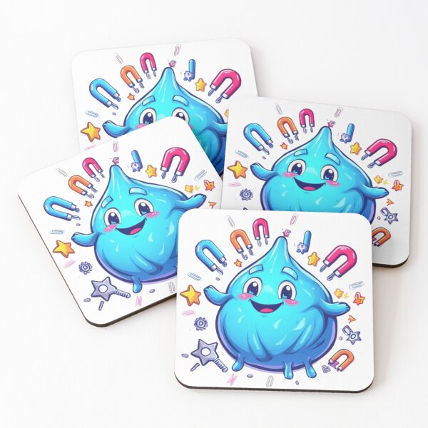 Item preview, Magnet Slime Sticker | Cute Magnetic Monster Kawaii Creature Design designed and sold by Stylestickers55.