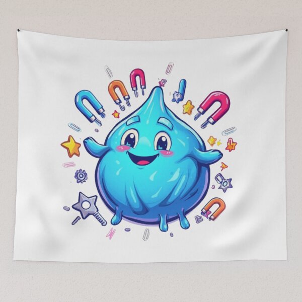Item preview, Magnet Slime Sticker | Cute Magnetic Monster Kawaii Creature Design designed and sold by Stylestickers55.