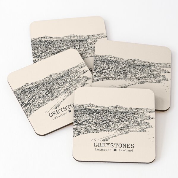 Item preview, Greystones IRL - Vintage Ink Cityscape designed and sold by Lakeric.