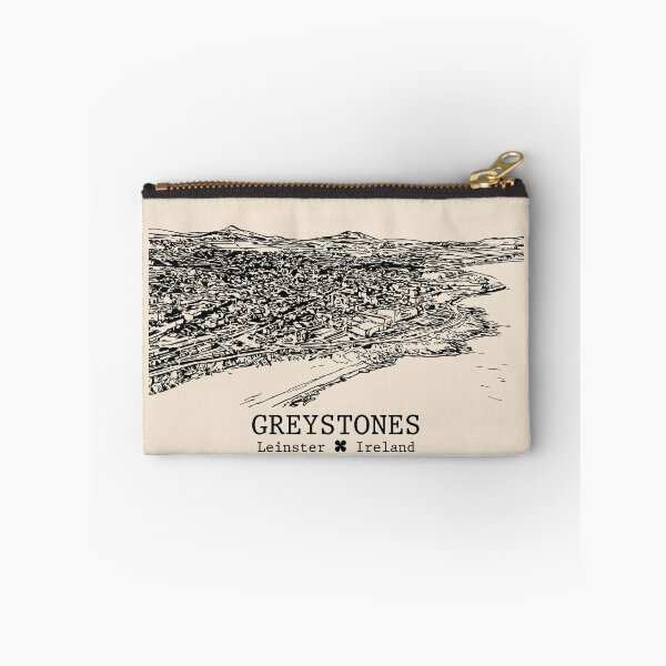 Item preview, Greystones IRL - Vintage Ink Cityscape designed and sold by Lakeric.