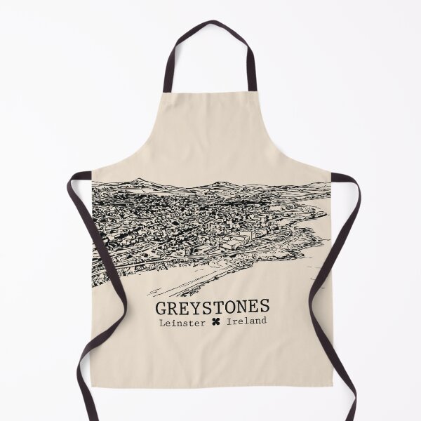 Item preview, Greystones IRL - Vintage Ink Cityscape designed and sold by Lakeric.