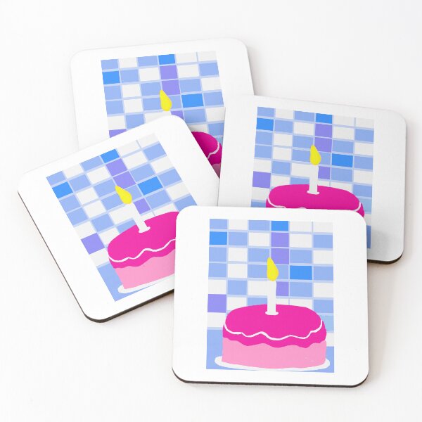 Item preview, Pink Cake with Single Candle designed and sold by Elaine M Hayward .