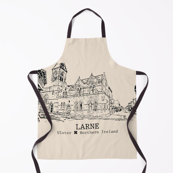 Item preview, Larne NI - Vintage Ink Cityscape designed and sold by Lakeric.