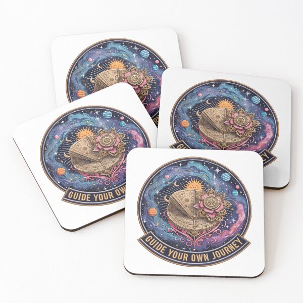 Item preview, Cartoon Cosmic Mechanics Emblem Astrolabe Crest designed and sold by MosgYga.