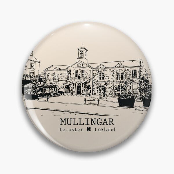 Item preview, Mullingar IRL - Vintage Ink Cityscape designed and sold by Lakeric.