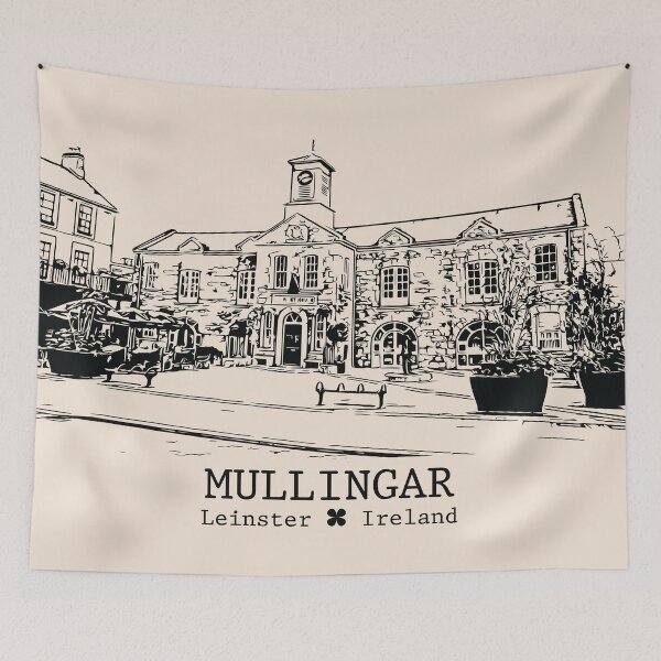 Item preview, Mullingar IRL - Vintage Ink Cityscape designed and sold by Lakeric.