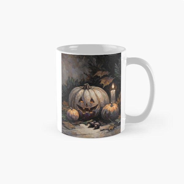 Item preview, Spooky Halloween Pumpkin Candle Fall Still Life designed and sold by DarkHolyQueen.