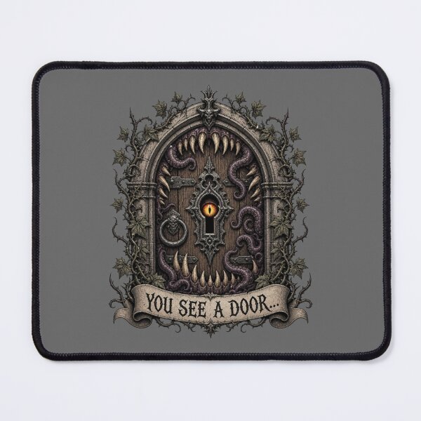 Item preview, You See A Door - Mimic Trap Dark Fantasy RPG Gear designed and sold by Dice_Goblin_Studio.
