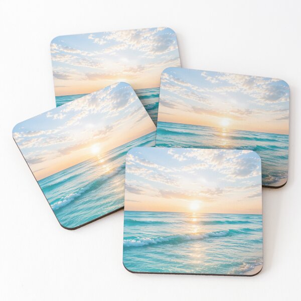 Item preview, Ocean Sunset Coastal Wall Art designed and sold by Moodprint5.