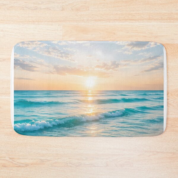 Item preview, Ocean Sunset Coastal Wall Art designed and sold by Moodprint5.