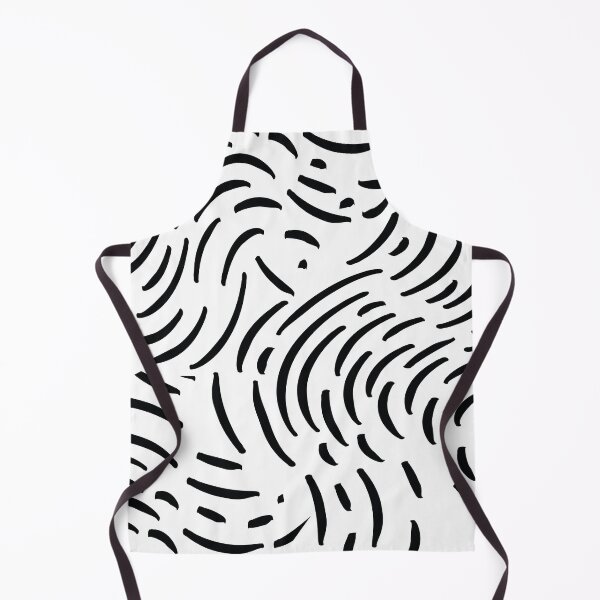Item preview, Black and White Abstract Waves Pattern Illustration designed and sold by BetweenForms.