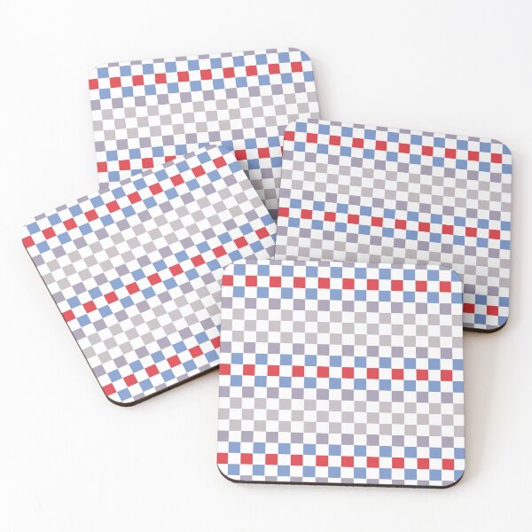 Item preview, Patrón de Tablero Retro Harmony – Cuadrícula Geométrica Azul, Turquesa y Azul Marino designed and sold by ViviNyks.