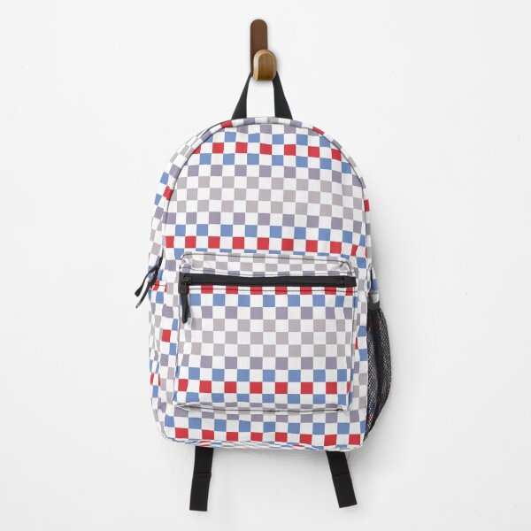Artikelvorschau, Retro Harmony Schachbrettmuster – Blaues, Türkises und Marineblaues Geometrisches Raster entworfen und verkauft von ViviNyks.