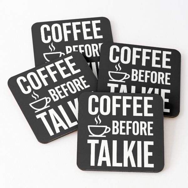 Item preview, Coffee Before Talkie designed and sold by SignumShop.