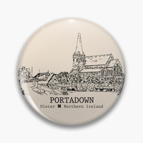 Item preview, Portadown NI - Vintage Ink Cityscape designed and sold by Lakeric.
