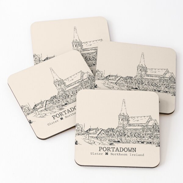 Item preview, Portadown NI - Vintage Ink Cityscape designed and sold by Lakeric.