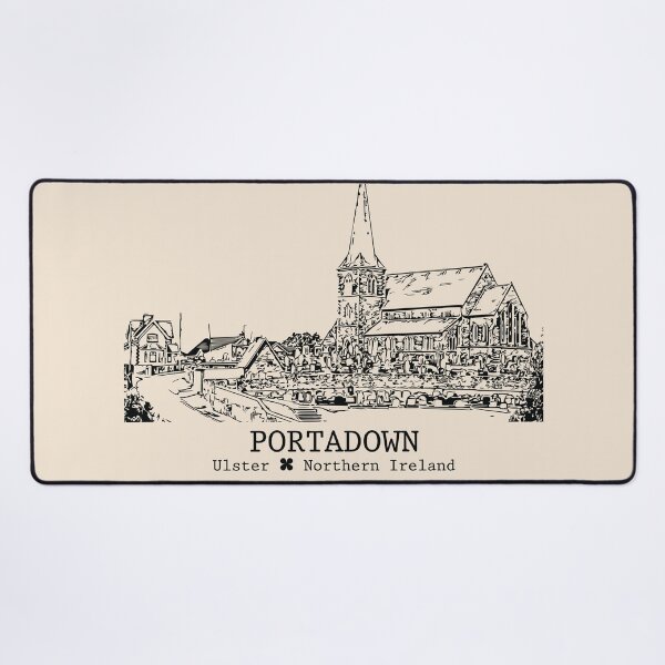 Item preview, Portadown NI - Vintage Ink Cityscape designed and sold by Lakeric.