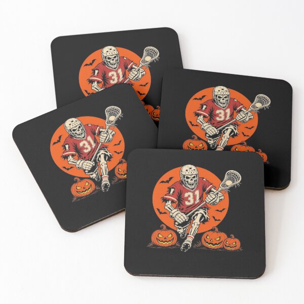 Item preview, Skeleton Playing Lacrosse Halloween Costume Player Dad Mom Coach designed and sold by clothesy7.