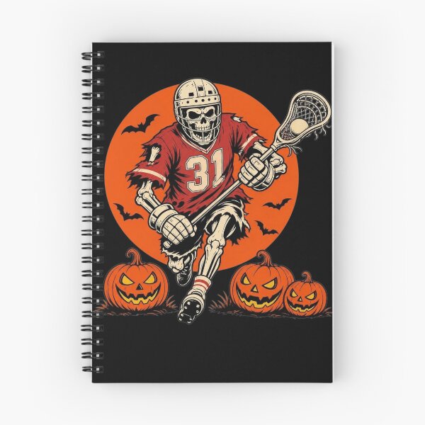 Item preview, Skeleton Playing Lacrosse Halloween Costume Player Dad Mom Coach designed and sold by clothesy7.