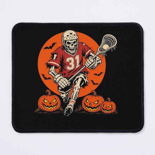 Item preview, Skeleton Playing Lacrosse Halloween Costume Player Dad Mom Coach designed and sold by clothesy7.