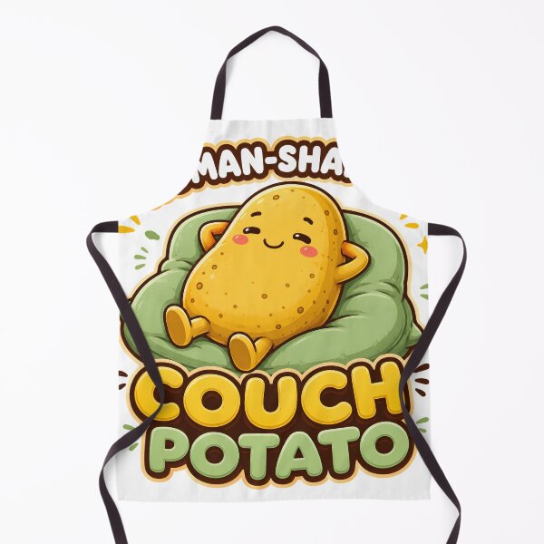 Item preview, Cute Couch Potato Comfort Human-Shaped Relaxing Tee designed and sold by Feral Feline.