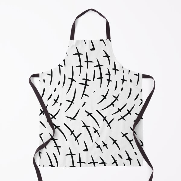 Item preview, Black and White Abstract Brushstroke Pattern Illustration designed and sold by BetweenForms.