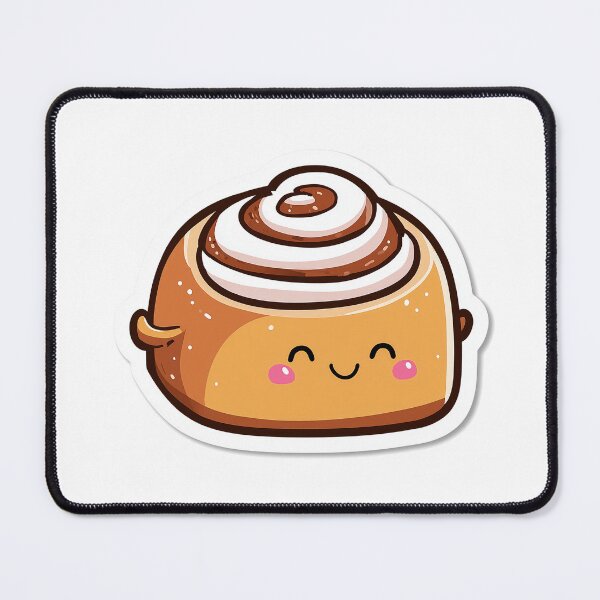 Item preview, Cute Cinnamon Roll Kawaii Sweet Treat designed and sold by StickerMan17.