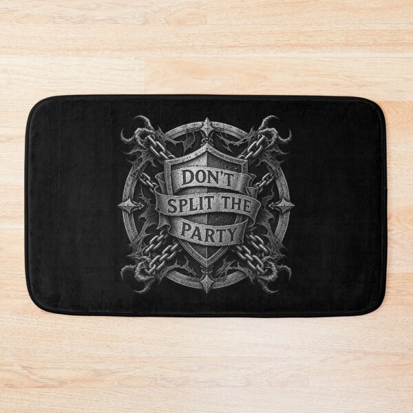 Item preview, Dont Split The Party - Medieval RPG Survival Merch designed and sold by Dice_Goblin_Studio.