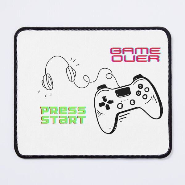 Item preview, Press Start Game Over Retro Gaming Controller designed and sold by MIAMwits.