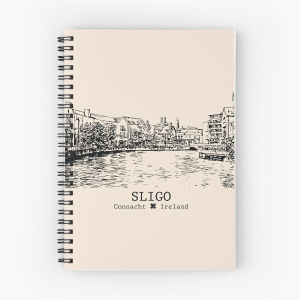 Item preview, Sligo IRL - Vintage Ink Cityscape designed and sold by Lakeric.