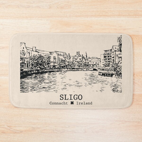 Item preview, Sligo IRL - Vintage Ink Cityscape designed and sold by Lakeric.